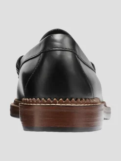 Dress & Formal Shoes|Loafers & Slip-ons-G.H.BASS Larson Weejuns&reg; Moc Toe Loafers Black
