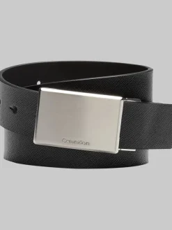 Formal Accessories|Belts-Calvin Klein Leather Belt Black