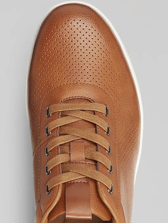 Casual Shoes|Casual Shoes-Freeman Leeland Perforated Sneakers Tan