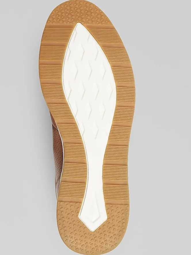 Casual Shoes|Casual Shoes-Freeman Leeland Perforated Sneakers Tan