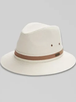 Hats-Biltmore Linen Blend Safari Hat Natural