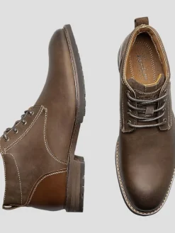Boots-Florsheim Lodge Leather Chukka Boots Brown