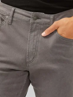 Casual Pants & Chinos|Casual Pants & Chinos-Silver Jeans Machray Athletic Fit Straight Leg Pants Charcoal