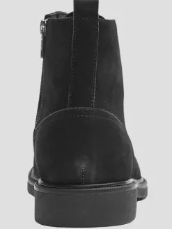Boots-Warfield &Amp; Grand Madison Leather Lace-up Cap Toe Boots Black