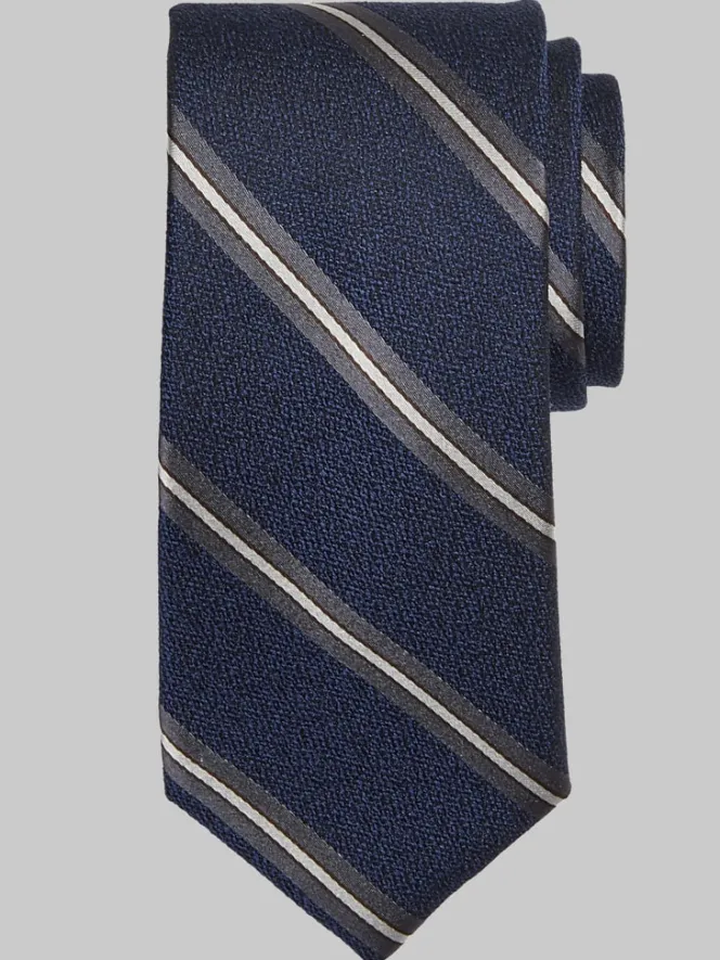 Ties-Joseph Abboud Maglia Diagonal Stripe Tie Brown