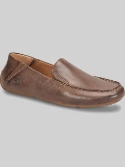 Loafers & Slip-ons|Casual Shoes-Born Shoes Marcel Moc Toe Loafers Brown Cognac