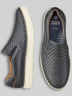 Casual Shoes|Casual Shoes-Johnston &Amp; Murphy McGuffey Woven Shoes Black
