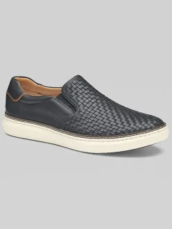 Casual Shoes|Casual Shoes-Johnston &Amp; Murphy McGuffey Woven Shoes Black