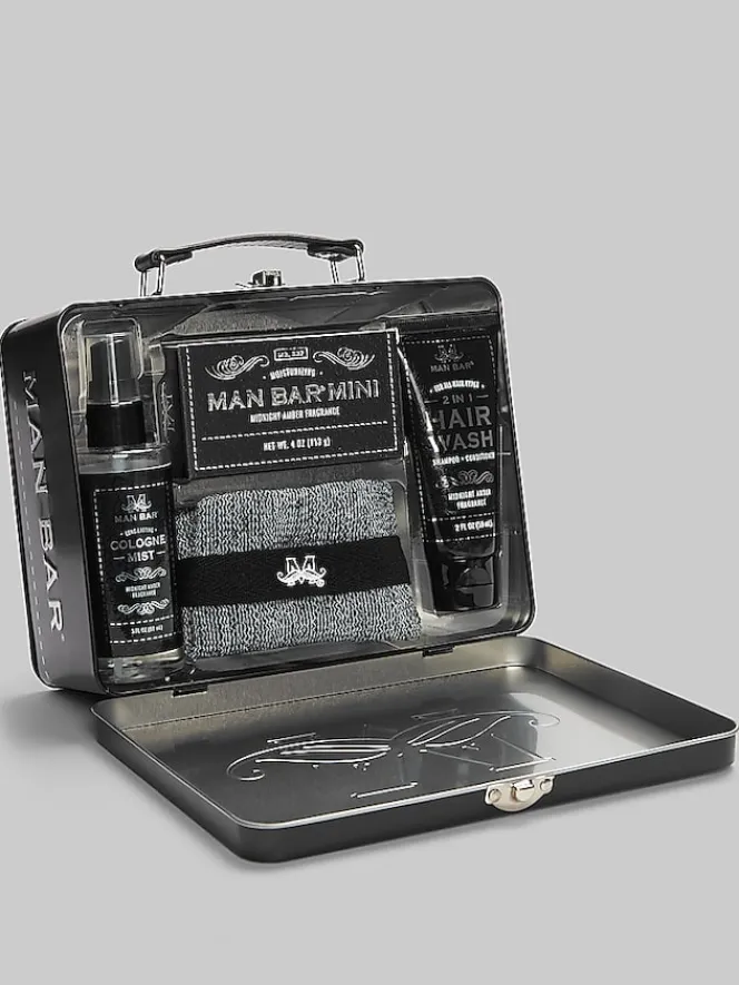 Cologne & Skincare-San Francisco Soap Co. Midnight Amber Tin Gift Set Misc