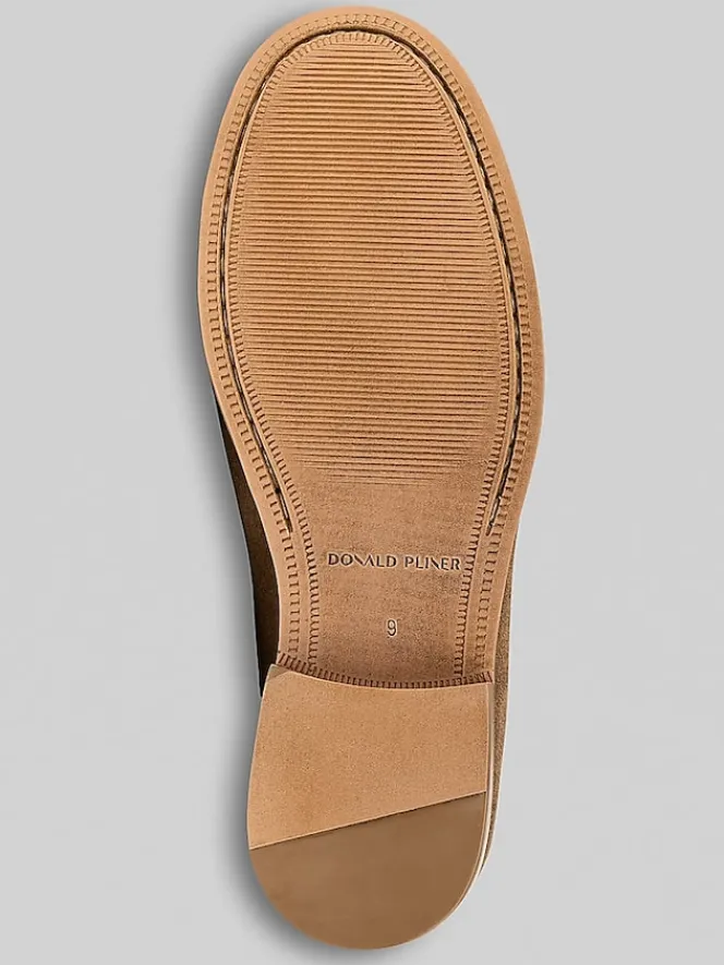 Loafers & Slip-ons-Donald Pliner Miles Penny Loafers Dark Taupe