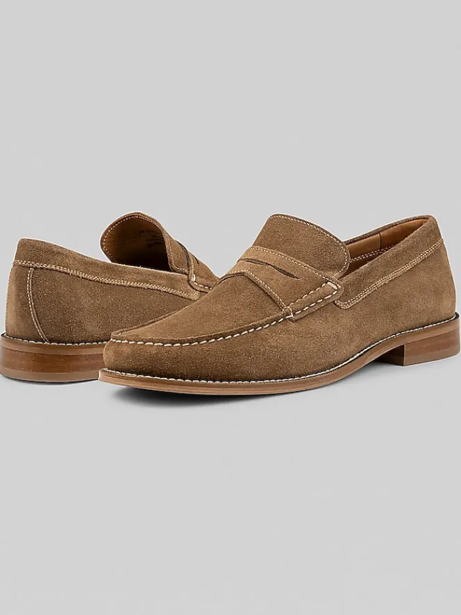 Loafers & Slip-ons-Donald Pliner Miles Penny Loafers Dark Taupe