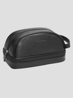 Travel & Luggage-Men's Wearhouse Minimalist Travel Toiletry Bag Black