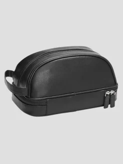 Travel & Luggage-Men's Wearhouse Minimalist Travel Toiletry Bag Black