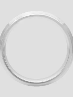 Jewelry|Tie Bars & Cufflinks-Gtx 9mm Wire Design Stainless Steel Band Gray And Black