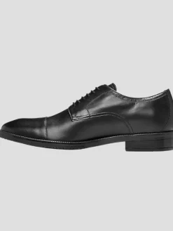 Oxfords|Dress & Formal Shoes-Cole Haan Modern Essentials Leather Waterproof Cap Toe Oxfords Black