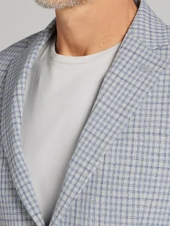 Sport Coats|Sport Coats-JOE Joseph Abboud Modern Fit Check Sport Coat Gray Check