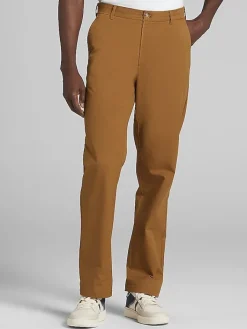 Casual Pants & Chinos|Casual Pants & Chinos-Joseph Abboud Modern Fit Comfort Stretch Chinos Flint Stone