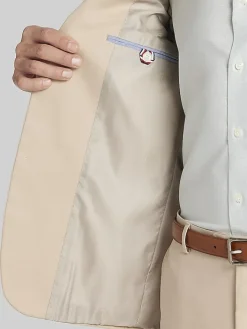 Suit Separates|3-piece Suits-Tommy Hilfiger Modern Fit Cotton Blend Suit Jacket Khaki