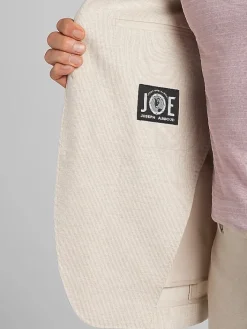 3-piece Suits|Suit Separates-JOE Joseph Abboud Modern Fit Knit Suit Jacket Tan Stripe