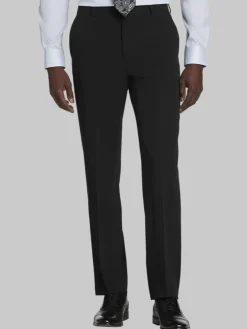 Big & Tall Pants|Dress Pants-Joseph Abboud Modern Fit Luxe Dress Pants Black