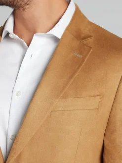 Casual Shop|Big & Tall Sport Coats-Nautica Modern Fit Microsuede Sport Coat Blue