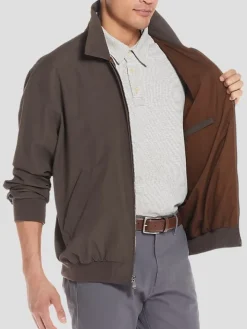 Outerwear-Weatherproof Modern Fit Minimalist Casual Jacket Slate