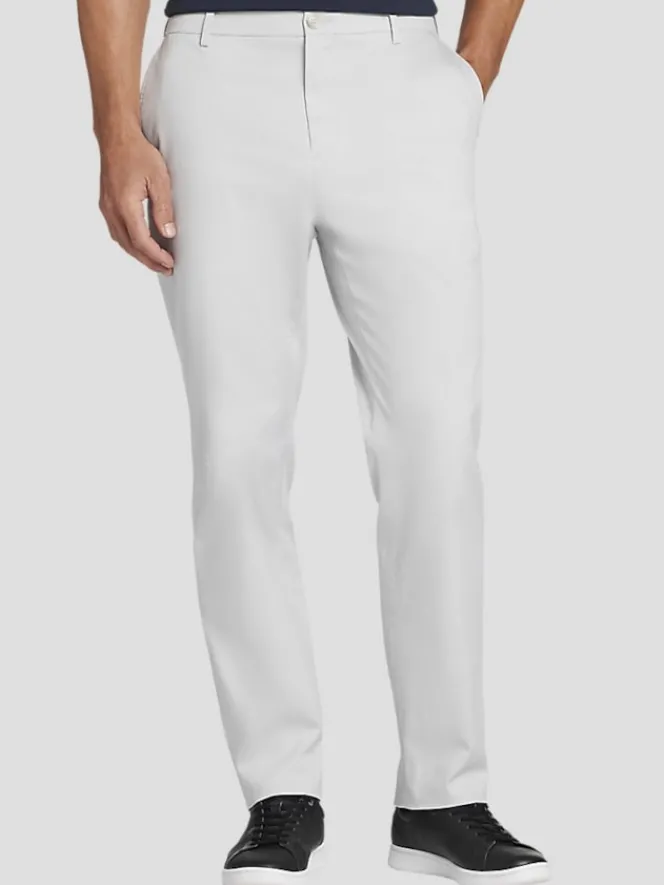 Casual Pants & Chinos|Casual Pants & Chinos-Awearness Kenneth Cole Modern Fit Performance Flex Chino Microchip