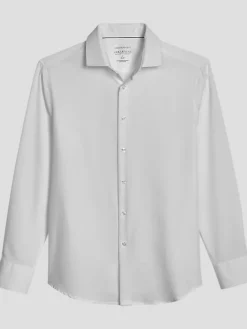 Casual Shirts|Casual Shop-Awearness Kenneth Cole Modern Fit Performance 4-Way Stretch Button Up Shirt Black