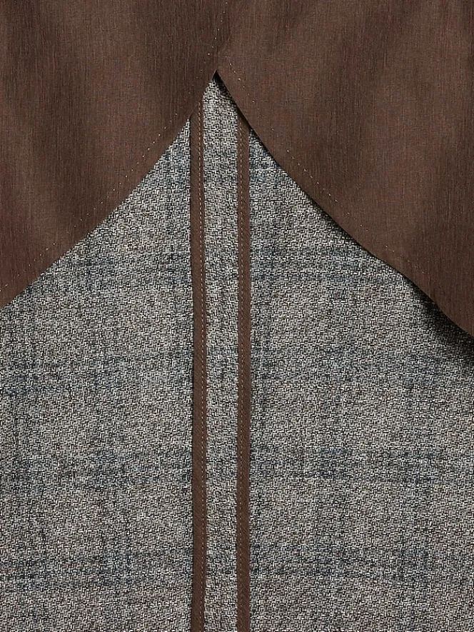 Sport Coats|Sport Coats-Joseph Abboud Modern Fit Plaid Sport Coat Brown Plaid