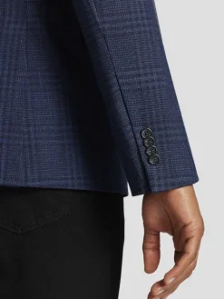 Sport Coats|Sport Coats-Awearness Kenneth Cole Modern Fit Plaid Sport Coat Blue Plaid