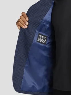 Sport Coats|Sport Coats-Awearness Kenneth Cole Modern Fit Plaid Sport Coat Blue Plaid