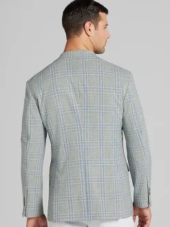 Sport Coats|Sport Coats-JOE Joseph Abboud Modern Fit Plaid Sport Coat Sage Plaid