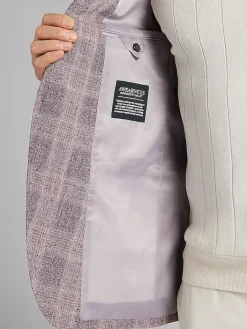 Sport Coats|Sport Coats-Awearness Kenneth Cole Modern Fit Plaid Sport Coat Rose Plaid