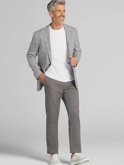 Big & Tall Sport Coats|Casual Shop-Awearness Kenneth Cole Modern Fit Plaid Sport Coat Light Blue Plaid