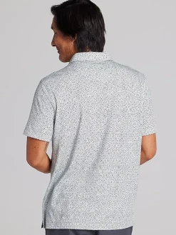 Casual Shirts|Polos-Joseph Abboud Modern Fit Polo Navy/White