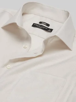 White Dress Shirts|Dress Shirts-Pronto Uomo Modern Fit Queens Oxford Dress Shirt Black