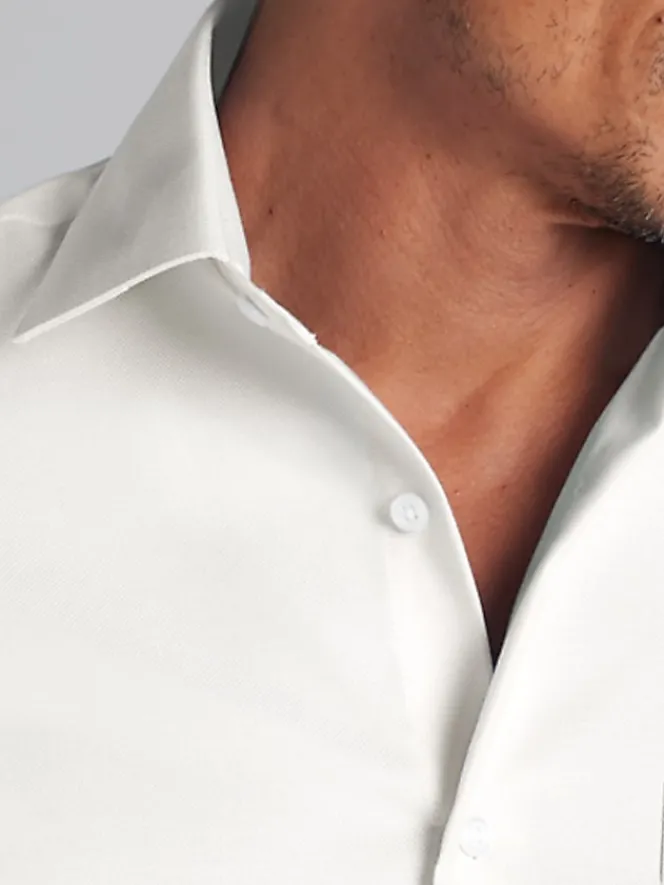 White Dress Shirts|Dress Shirts-Pronto Uomo Modern Fit Queens Oxford Dress Shirt Black