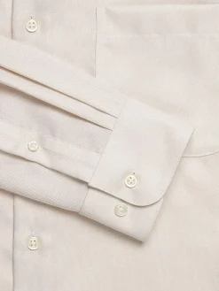 White Dress Shirts|Dress Shirts-Pronto Uomo Modern Fit Queens Oxford Dress Shirt Black