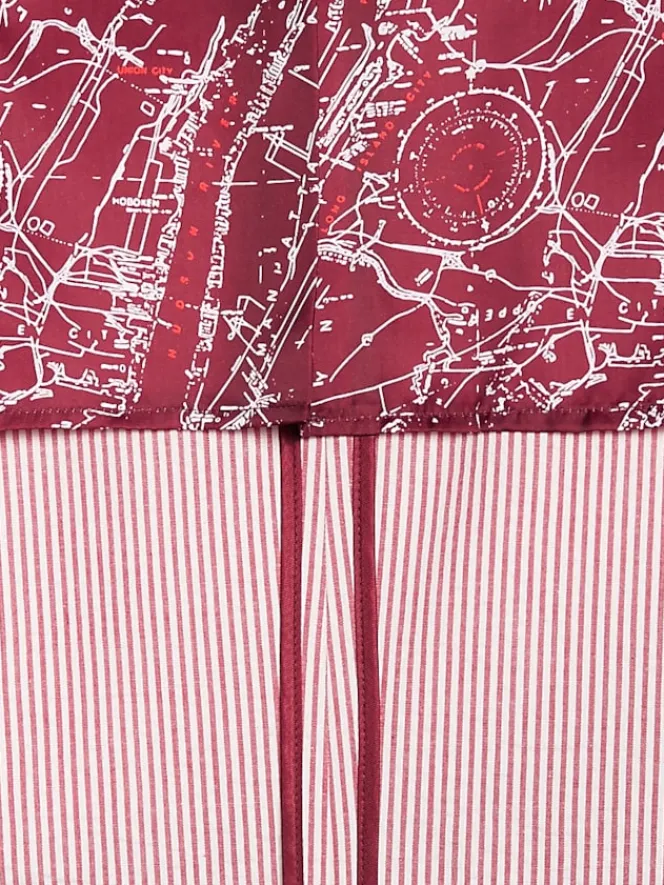 Sport Coats|Sport Coats-Nautica Modern Fit Seersucker Sport Coat Red Seersucker