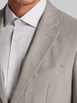 Sport Coats|Sport Coats-Nautica Modern Fit Structure Weave Sport Coat Black