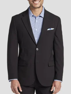 2-piece Suits-Nautica Modern Fit Suit Black Solid