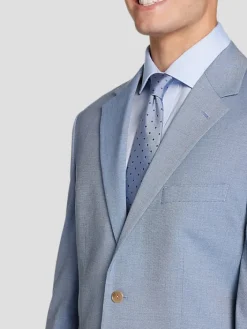 3-piece Suits|Suit Separates-Pronto Uomo Modern Fit Suit Jacket Blue Tic