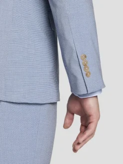 3-piece Suits|Suit Separates-Pronto Uomo Modern Fit Suit Jacket Blue Tic