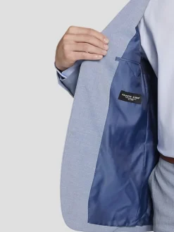 3-piece Suits|Suit Separates-Pronto Uomo Modern Fit Suit Jacket Blue Tic