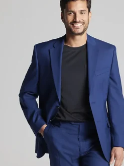 Suit Separates|3-piece Suits-Pronto Uomo Modern Fit Suit Jacket Blue