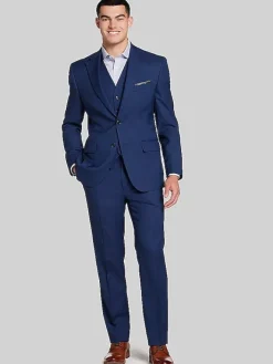Suit Separates|3-piece Suits-Pronto Uomo Modern Fit Suit Jacket Blue