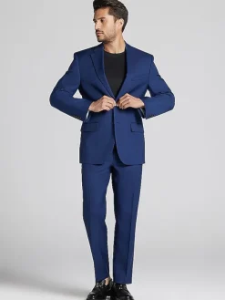 Suit Separates|3-piece Suits-Pronto Uomo Modern Fit Suit Jacket Blue
