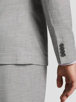 3-piece Suits|Suit Separates-Michael Kors Modern Fit Suit Jacket Light Gray Solid