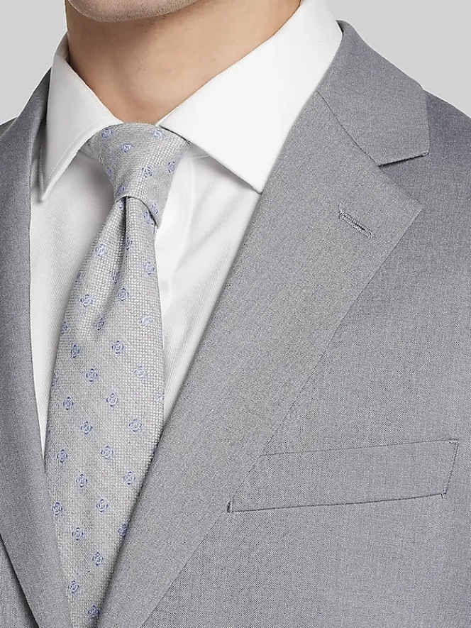 3-piece Suits|Suit Separates-Pronto Uomo Modern Fit Suit Jacket Black Solid