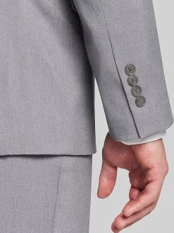 3-piece Suits|Suit Separates-Pronto Uomo Modern Fit Suit Jacket Black Solid